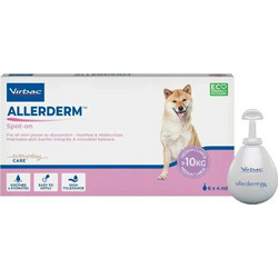 Virbac Allerderm Spot On Product Dogs 6x4ml