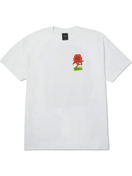 HUF FLOWER DISTRICT SS TEE TS02794-WHITE Λευκό