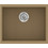 Sanitec Classic 341 Ένθετος Νεροχύτης Γρανίτη Ματ Metallic Coffee 40x50cm