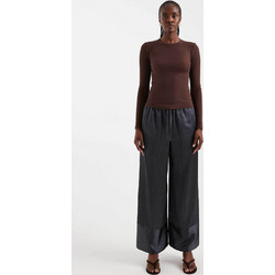 Topshop Ardo Σατέν Γυναικείο Παντελόνι Γκρι 31002180