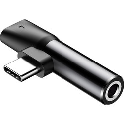 Baseus Audio Converter L41 adapter from USB-C to USB-C port + 3.5 mm headphone jack black (CATL41-01) - OUTLET