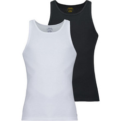 Ανδρικά Φανελάκια Αμάνικα 2Pack Μαύρο/Λευκό Polo Ralph Lauren 714959333002