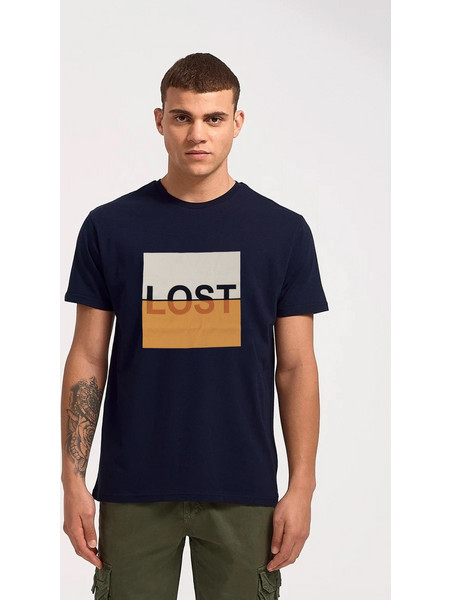 Ανδρικό T-Shirt TRAX LOST 45510 NAVY