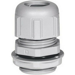 Cable gland plastic - IP 68 - PG 11 - clamping capacity 5-10 mm - RAL 7001