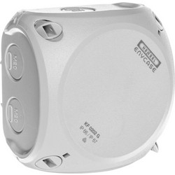 Junction box, outdoor, grey, IP 66/67, 93x93x62, term. 5-pole, 2,5 mm2, Cu (KF 0202 G)