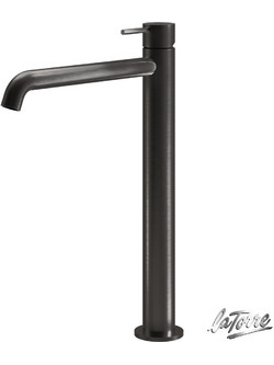 ΜΠΑΤ.ΝΙΠΤ.ΥΨΗΛΗ+ΒΑΛΒ.CLIC-CLAC ELLE316 PVD BLACK BRUSHED