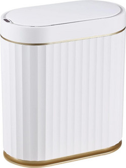 HOME USE κάδος απορριμμάτων HUH-0226 με φωτοκύτταρο, 7lt, λευκός