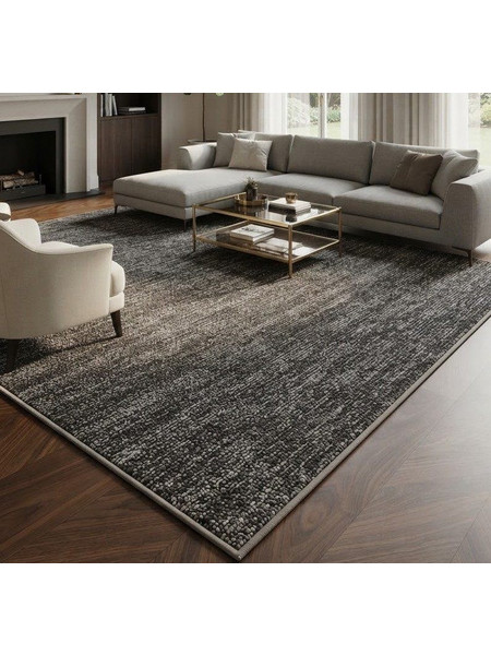Eco-Carpet Σέτ Χαλιά Κρεβατοκάμαρας 3 Τεμάχια Μπουκλέ - Cedes Γκρί