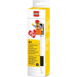 Lego black mechanical pencil with minifigure