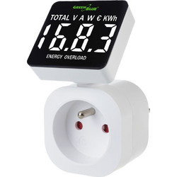 GreenBlue energy meter, wattmeter, 16A, max. 3680W, sub-memory, GB620 E