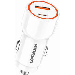 Amaya ACC-04 Φορτιστής Αυτοκινήτου 22.5W 3A με 1xUSB-A & 1xUSB-C