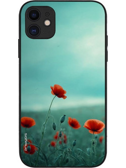 Sonique Sunset in Eden Series Scarlet Poppy Back Cover (iPhone 11)