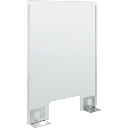 ΠΡΟΣΤΑΤΕΥΤΙΚΟ ΔΙΑΧΩΡΙΣΤΙΚΟ ΤΖΑΜΙ PLEXIGLASS 3mm 66x96cm ΜΕ ΤΡΥΠΑ ΚΑΙ ΒΑΣΕΙΣ ΣΤΗΡΙΞΗΣ ΑΛΟΥΜΙΝΙΟΥ