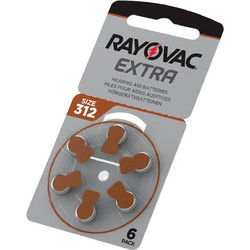 Rayovac Extra Advanced 312 6τμχ