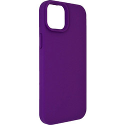 Ancus Silicone Liquid Back Cover Purple (iPhone 15 Plus)