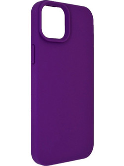 Ancus Silicone Liquid Back Cover Purple (iPhone 15 Plus)