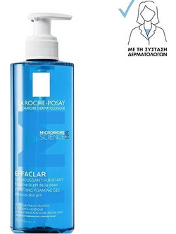 La Roche-Posay Effaclar Purifying Foaming Gel Refill Gel Καθαρισμού Προσώπου για Ακμή 400ml