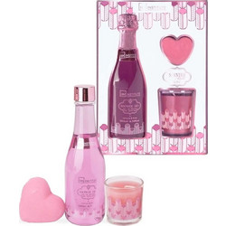 IDC Institute Scented Bath Rose Perfect Glow - Σετ Μπάνιου