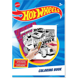 ΜΠΛΟΚ ΖΩΓΡΑΦΙΚΗΣ ΜΕ ΑΥΤΟΚΟΛΛΗΤΑ HOT WHEELS