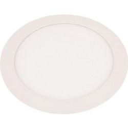 ΦΩΤΙΣΤΙΚΟ ΧΩΝΕΥΤΟ LED SLIM 12W 3000K Φ170 ΛΕΥΚΟ PLUS