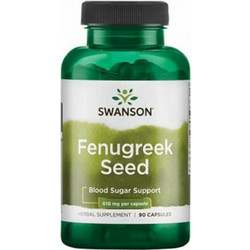 Swanson Fenugreek Seed 610mg 90 Κάψουλες