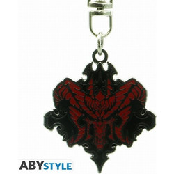 Abysse Μπρελόκ Diablo Μεταλλικό Μαύρο ABYKEY478