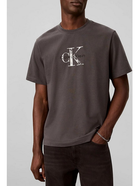 CALVIN KLEIN JEANS SS 20s EZ Distressd Mnlgo Graphi LV04RH844G-QGE DarkGray
