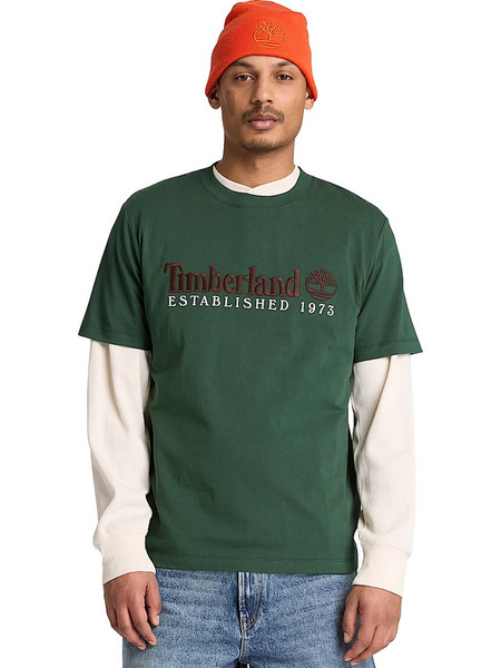 TIMBERLAND 1973 EMBROIDERED ΜΠΛΟΥΖΑ ΑΝΔΡΙΚΗ TBC0YHBR-398 (398/SYCAMORE)