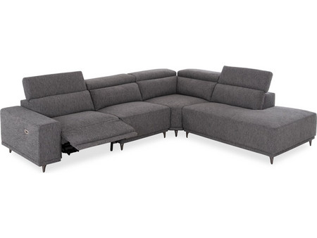 B2BMarkt Lunaris Γωνιακός Καναπές Δεξιά Γωνία Γκρι 307x267x94Yεκ HM3316.01R