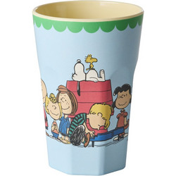 Rice - Melamine Cup with Snoopy Print - Soft Blue - 400 ml