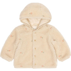 Little Dutch CL2609-290 Little Dutch Βρεφική ζακέτα Teddy Sand Flower