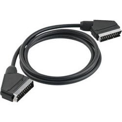 Osio Καλώδιο OSK-1161 SCART αρσενικό σε αρσενικό 1,5m (Μαύρο)