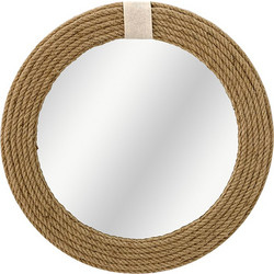 Καθρέπτης Rope pakoworld φυσικό 60x2x60εκ