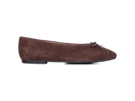 Clarks CLARKS WOMEN'S BALLERINAS BEFANA BOW 26329415 BROWN SUEDE Clarks