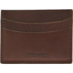 Wrangler Μικρό Δερμάτινο Πορτοφόλι 112387610 - Dark Cognac