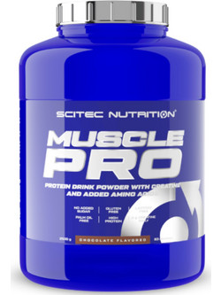 Scitec Nutrition Muscle Pro Strawberry Yogurt Φυτική Πρωτεΐνη Ορού Γάλακτος Χωρίς Λακτόζη & Γλουτένη 2.5kg