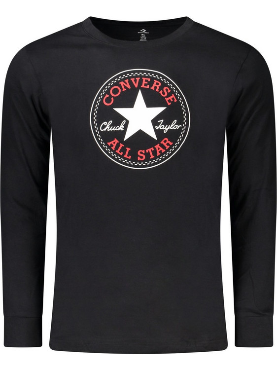 Converse Παιδικό T-Shirt Μακρυμάνικο Μαύρο 966243-023
