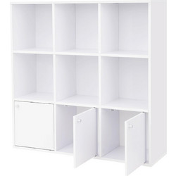 Vasagle Βιβλιοθήκη 97.5x29x97.5cm LBC33WT
