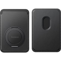 Baseus MagPro 3 Magnetic Wallet Stand Θήκη Καρτών Κινητού Black