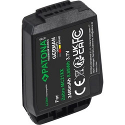 PATONA Replacement battery Zebra MC21XX - BTRY-MC21EAB0E, 3.7 V 2400 mAh Li-Ion 6789