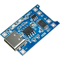 TP4056 18650 Lithium Battery Charging Protection Board Type C