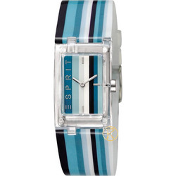 Esprit Houston Blue Ice Γυναικείο Ρολόι με Μπλε Λουράκι ES103362010