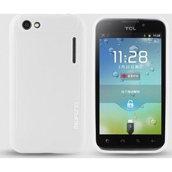 Θήκη Σιλικόνης για Alcatel One Touch (OT-995) Λευκό (ΟΕΜ)