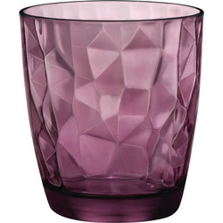 Bormioli Rocco Ποτήρι Νερού Γυάλινο Diamond Lila 390ml