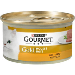 Purina Gourmet Gold Mousse Adult Συκώτι 24x85gr