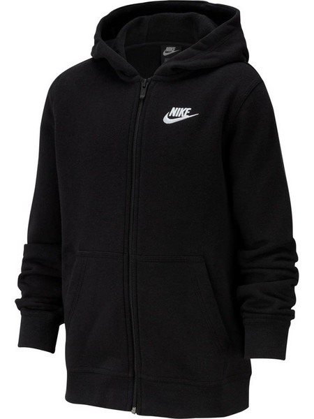 Nike Παιδική Ζακέτα Φούτερ με Κουκούλα και Φερμουάρ Μαύρη BV3699-010