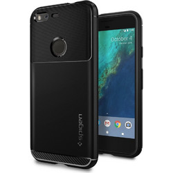 Spigen Rugged Armor Black (Google Pixel)