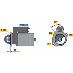 Bosch Μίζα - 0 001 109 302