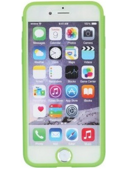 Θήκη Bumber για iphone 6 με κάλυμα Πράσινο Διάφανο IK610 OEM