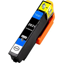 Μελάνι EPSON Συμβατό T2631 PHOTO 26XL Σελίδες:500 Black για 610, 600, 605, 615, 700, 710, 800, 810